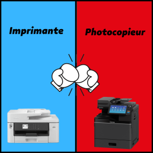 comparatif entre imprimante et photocopieur professionnel