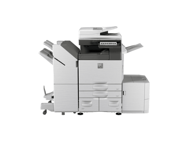 photocopieur blanc sharp avec option finisseur agrafage