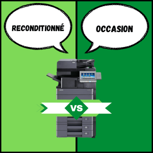 comparatif photocopieur reconditionné et occasion