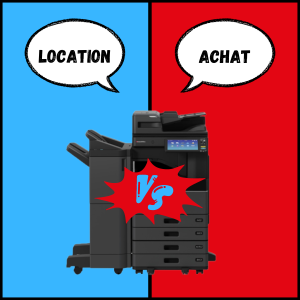 comparatif entre location et achat d'un photocopieur