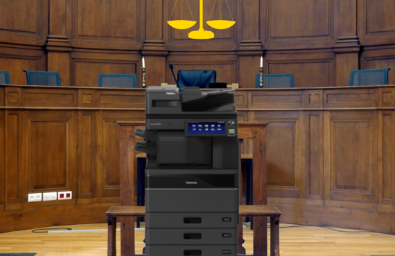 photocopieur avocat dans un tribunal
