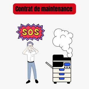 contrat de maintenance pour un photocopieur 