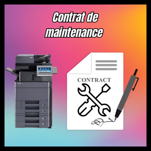contrat de maintenance pour photocopieur association