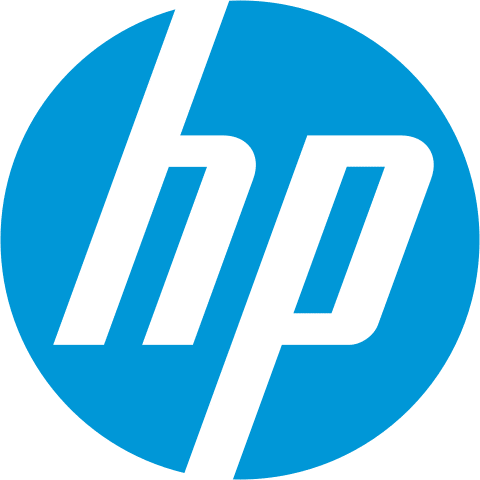 Voici le logo de la marque HP