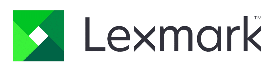 Voici le logo de la marque Lexmark