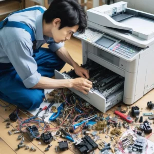 Voici un photocopieur Triumph Adler affichant un code erreur