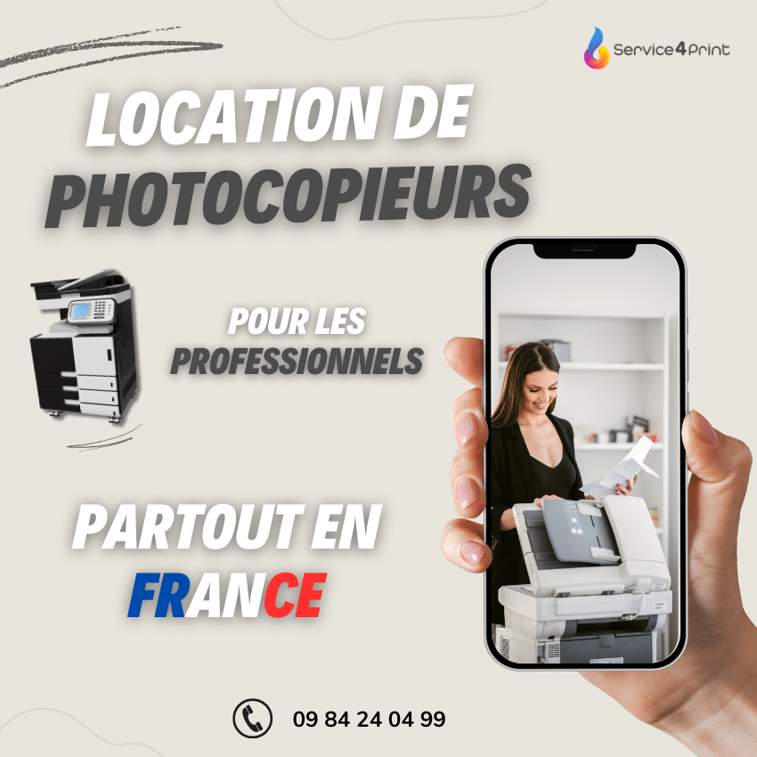 location imprimante professionnelle - Service4print