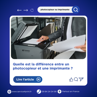 Photocopieur et imprimante: Quelle est la différence ?