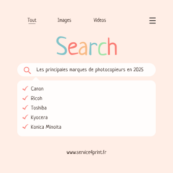 Les principales marques de photocopieurs en 2025