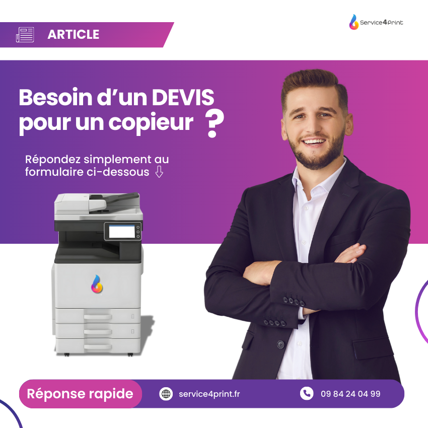 Devis photocopieur professionnel : Prix, modèles, Méthode