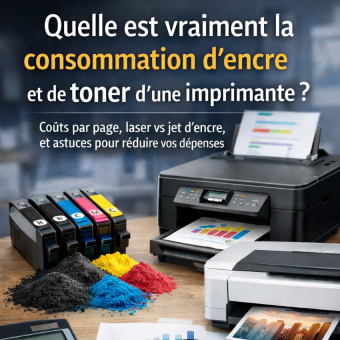 Consommation encre & toner : guide complet