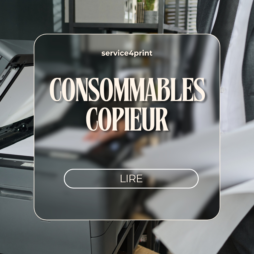 Les consommables d&rsquo;un photocopieur multifonction