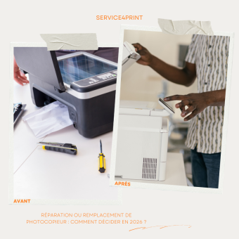 Réparation ou remplacement de photocopieur : comment décider en 2026 ?