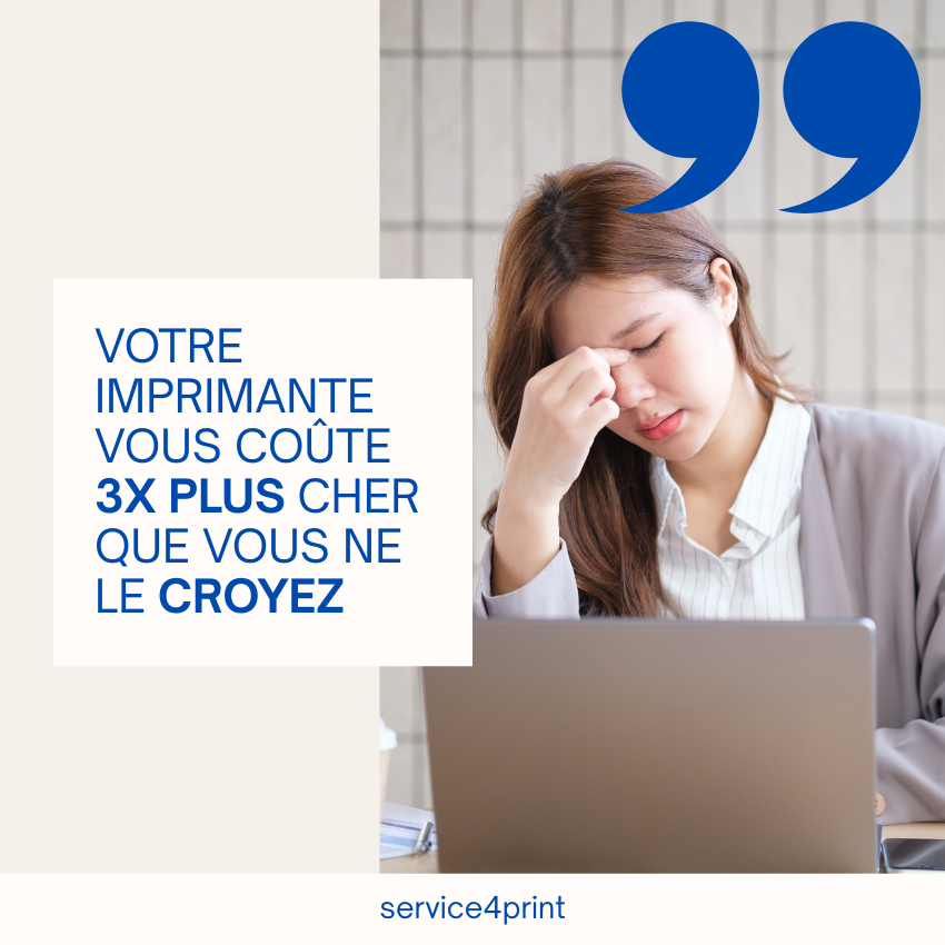 Votre imprimante vous coûte 3x plus cher que vous ne le croyez