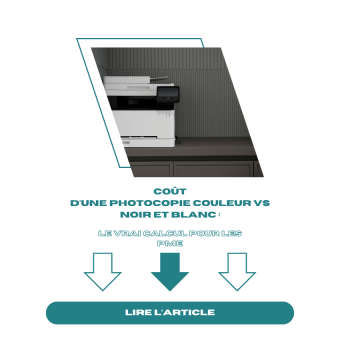 Coût d&rsquo;une photocopie couleur vs noir et blanc : le vrai calcul pour les PME